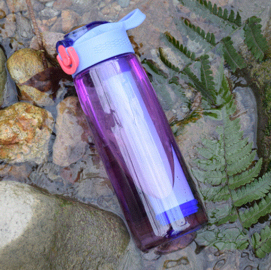 Leak-Proof Water Bottle With Filter