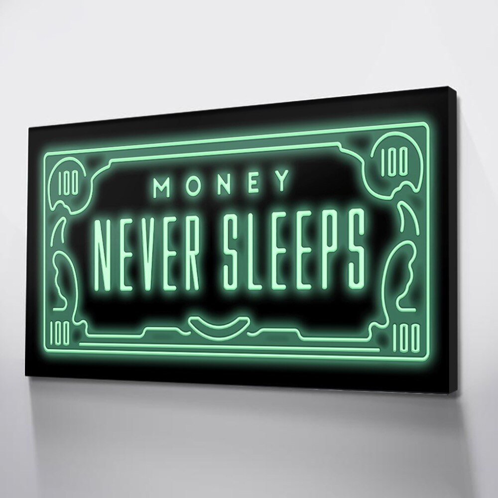 Money Dollar Canvas Poster