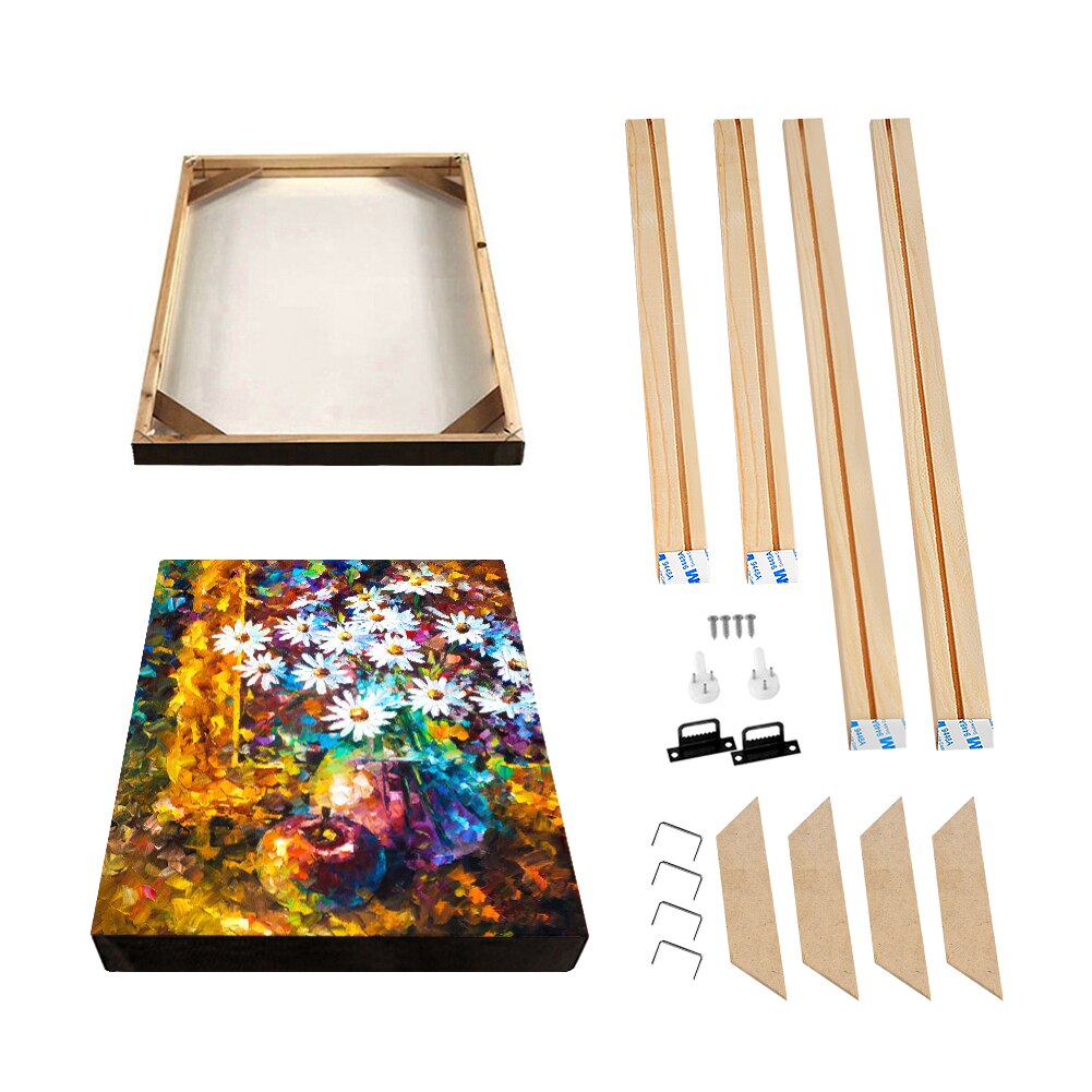 DIY Wooden Canvas Frame For Oil Painting Canvas Print Painting Frames Gallery Canvas Stretcher Bar Christmas Decoration For Home